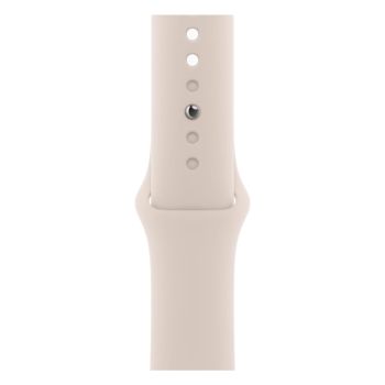 Apple Watch Series 9, 41 мм, корпус из алюминия цвета сияющая звезда, спортивный ремешок цвета сияющая звезда, размер M/L